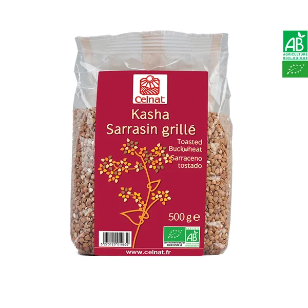 Kasha Sarrasin Grillé 500gr Celnat - Vins Rouges Harmonieux pour Chaque Occasion