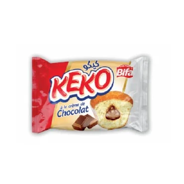 Keko à la crème de chocolat BIFA – 32 g - Vins Rouges Harmonieux pour Chaque Occasion Crème de Chocolat Noir São Tomé à la Mûre, Noisette et Noix de Muscade - 75g