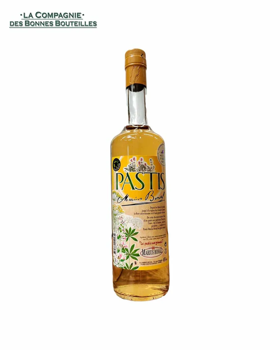 Pastis Marius Bonal Pastis Aveyronnais 70 cl - Vins Rouges Harmonieux pour Chaque Cave Occasion