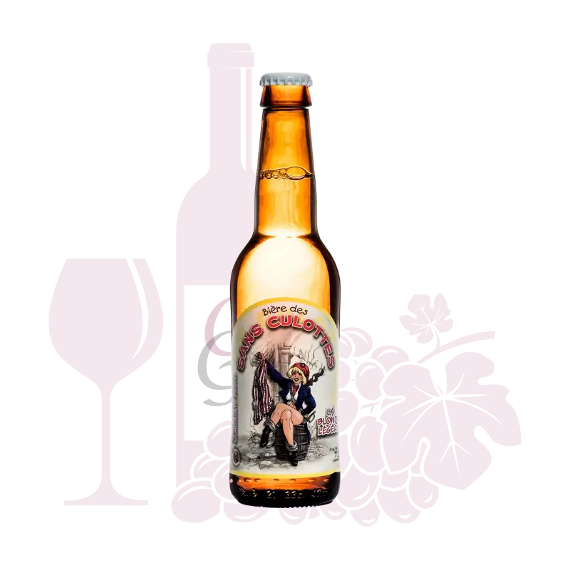 Sans Culottes Blonde Légère – 33cl - Vins Rouges Harmonieux pour Bain Chaque Occasion