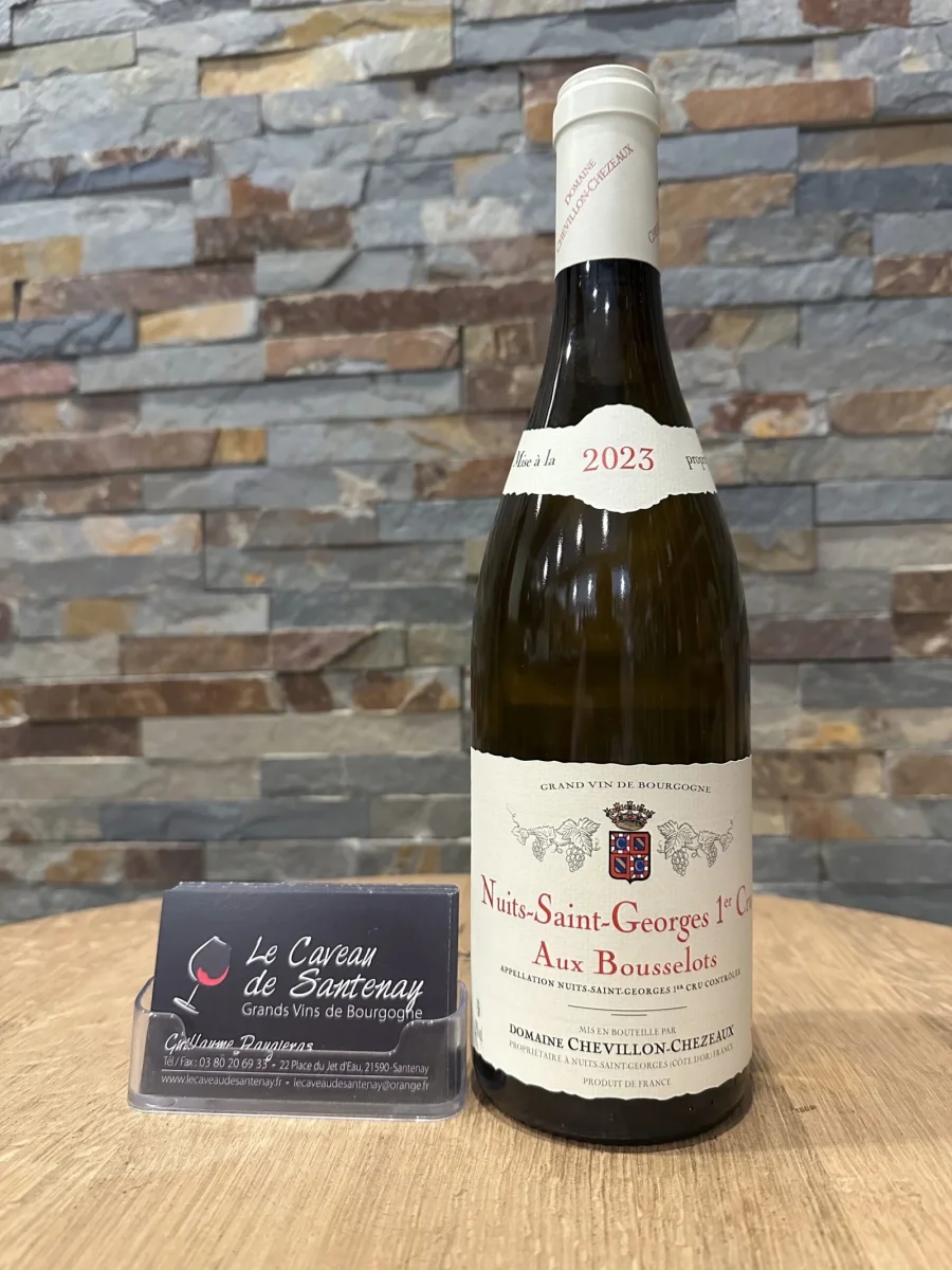 Nuits-Saint-Georges 1er Cru « Aux Bousselots » Blanc 2023 Domaine CHEVILLON-CHEZEAUX - Vins Rouges Harmonieux pour Chaque Occasion - Domaine viticole