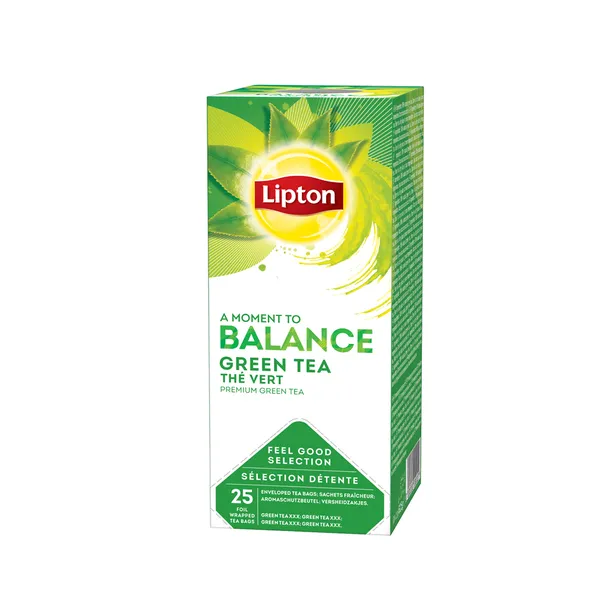 Lipton Feel Good Selection Groene Thee (6×25 stuks) - Vins Rouges Harmonieux pour Chaque Occasion