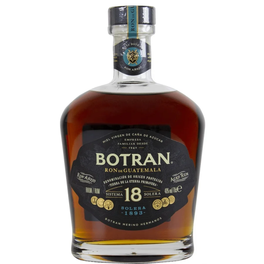 Botran 18Y old 70cl 40° - Vins Rouges Harmonieux pour Chaque Occasion