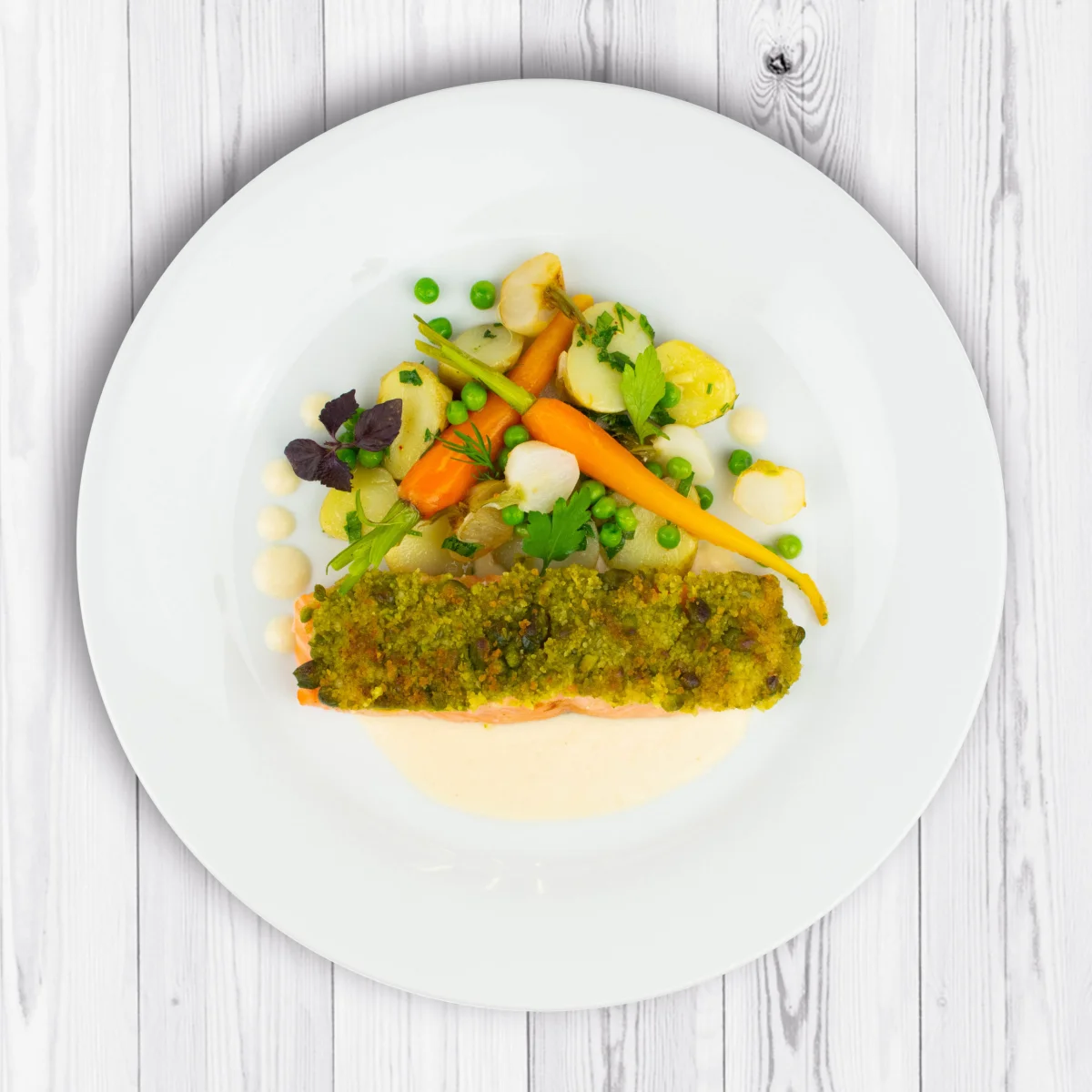 SAUMON À LA PISTACHE, Tableau SAUCE BEURRE BLANC - Édition Limitée – L’Art de la Table Française en Promotion !