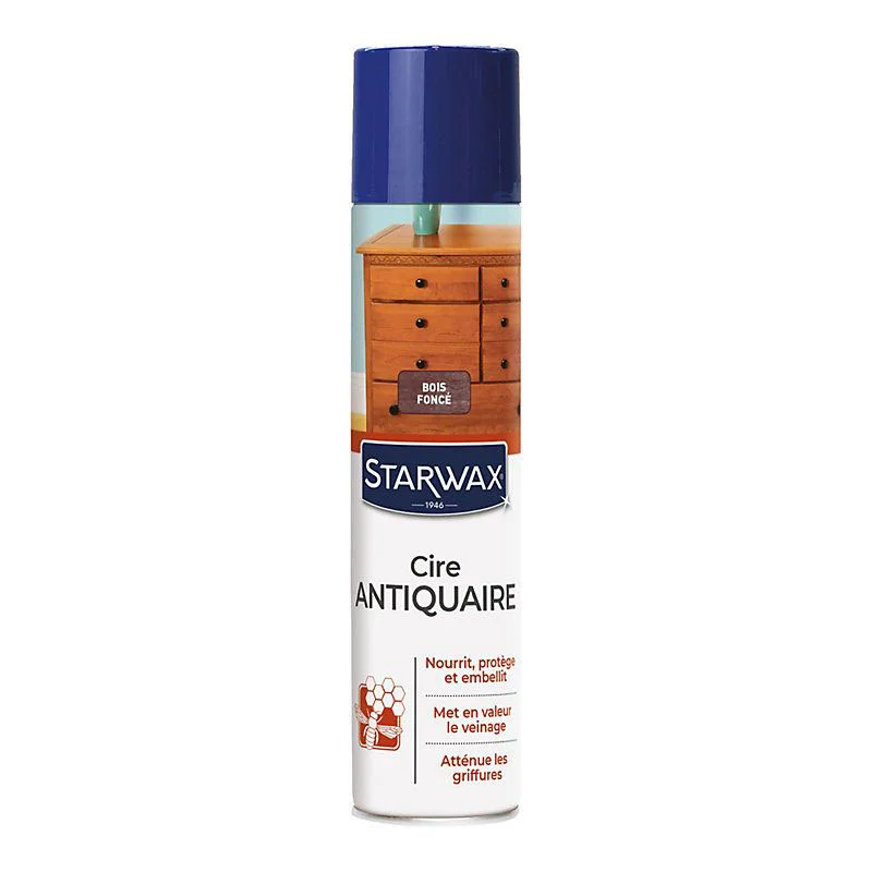 STARWAX Cire Antiq.BOIS FONCE Aeros.300ml 104 - Vins Rouges Harmonieux pour Chaque Occasion