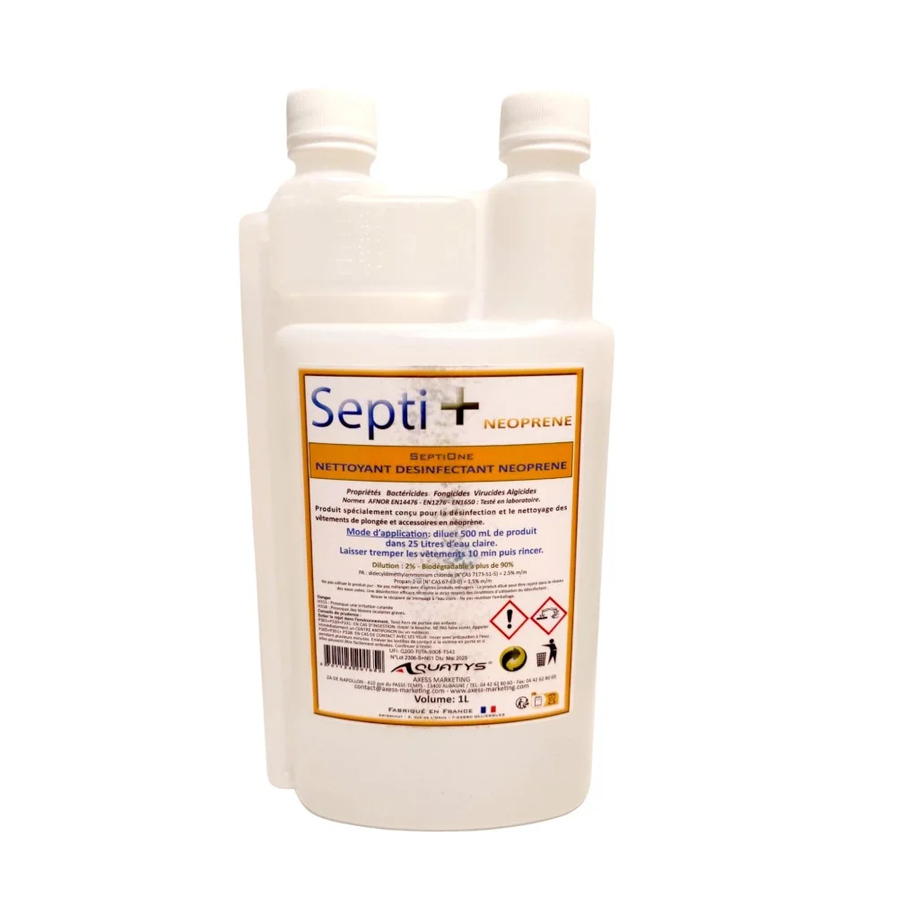 Produit désinfectant bactéricide pour néoprène, Aquatys - Outdoor Sports Shop – Bons Plans Randonnée & Trekking