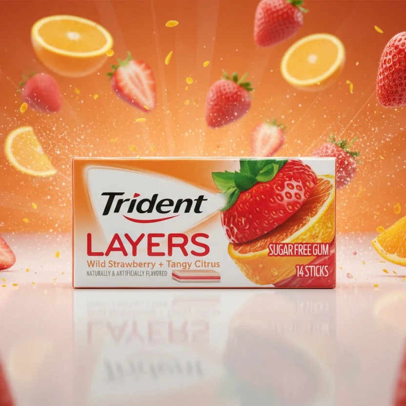 Trident Layers wild strawberry tangy citrus - Saldi Straordinari – Offerte Speciali Disponibili Adesso - Poseidon