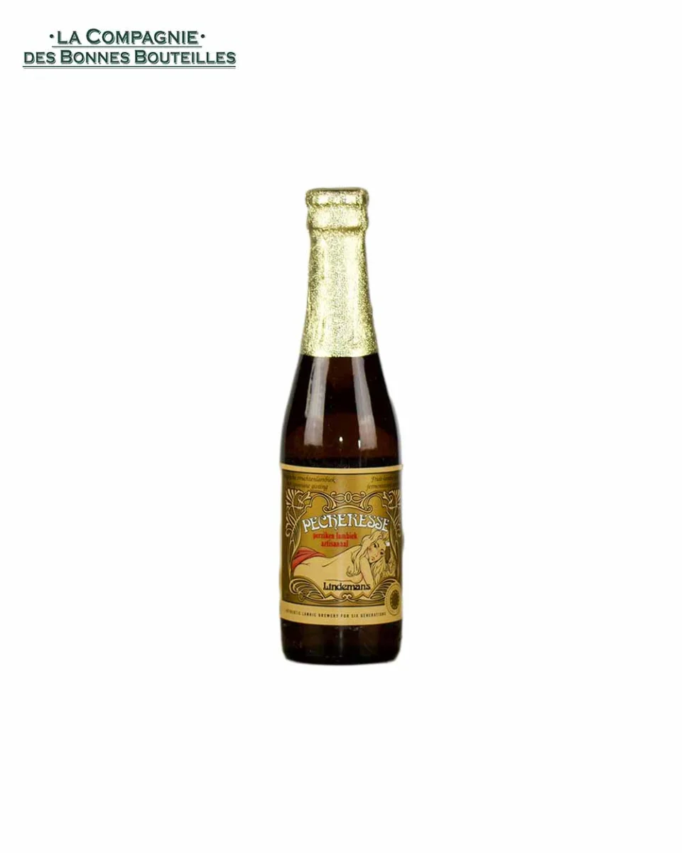 Bière Lindeman's Pêcheresse VC 25cl - Vins Rouges Harmonieux pour Chaque Occasion Arts