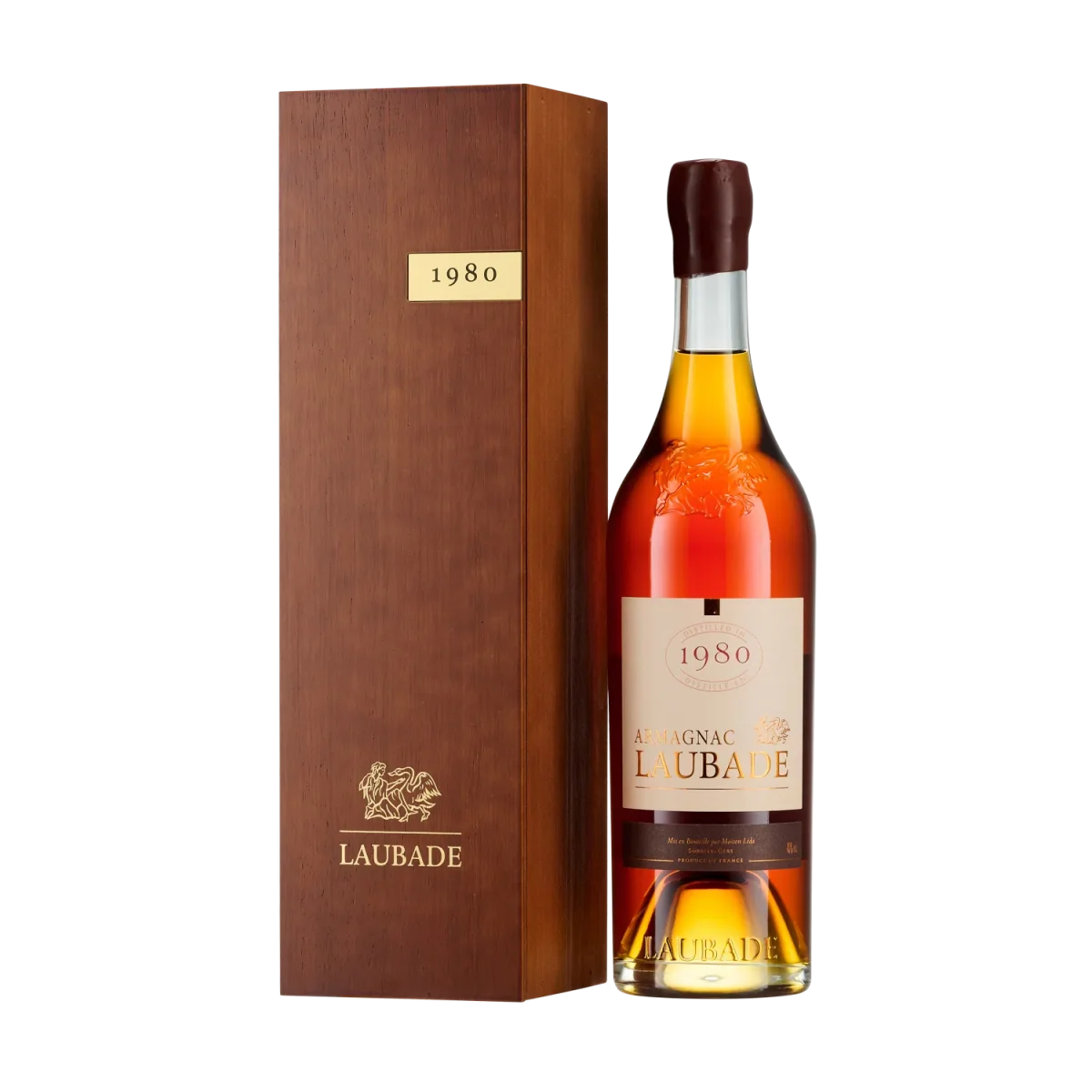 Château Laubade 1980 AOC Bas Armagnac 40° 70 CL - Vins Rouges Harmonieux pour Chaque Occasion