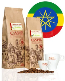 CAFÉ GRAIN MOKA DJIMMAH 250G – BRULERIE DES CEVENNES - Vins Rouges Harmonieux pour Chaque Occasion