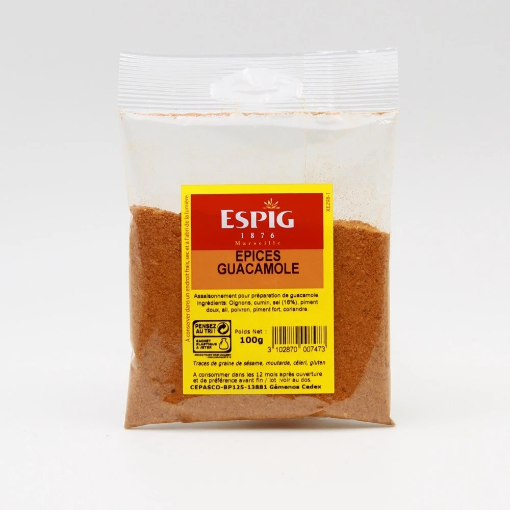 ÉPICES GUACAMOLE APÉRO 100G - Vins Rouges Harmonieux pour Chaque Occasion Old el paso : Sauce apéritif guacamole doux 320 g - Match Drive