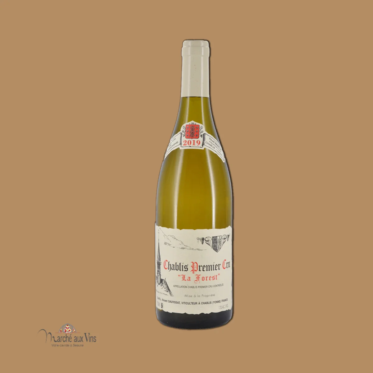 Chablis Premier Cru La Forest 2019, Domaine Vincent Dauvissat - Vins Rouges Harmonieux pour Chaque Occasion