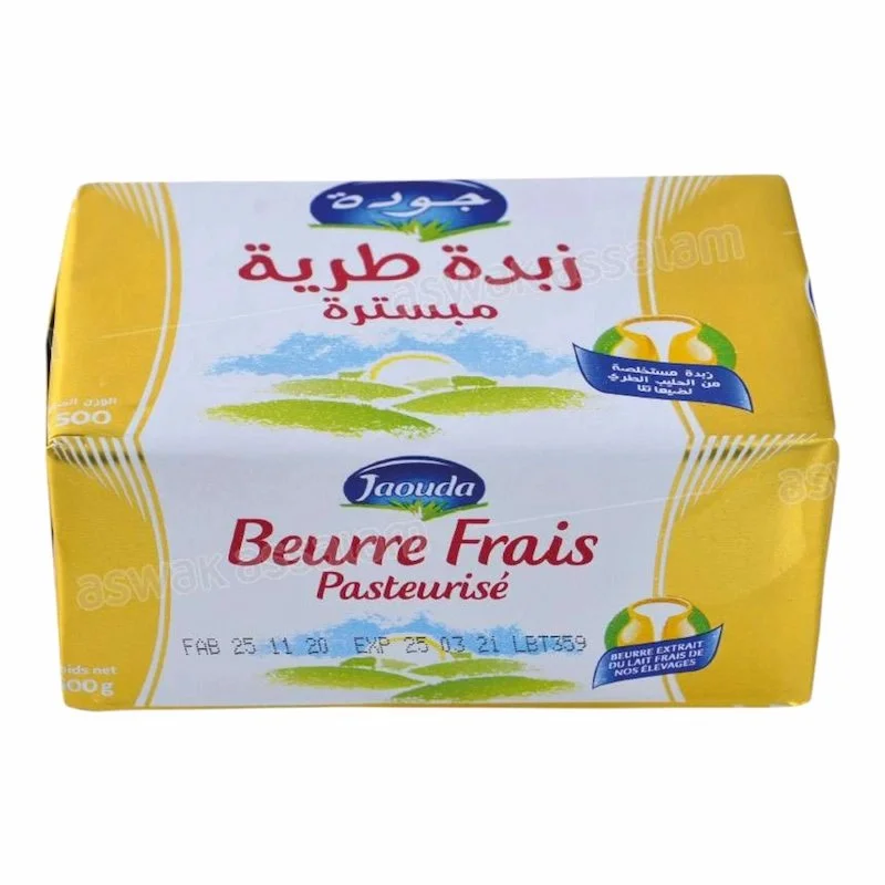 Beurre Pasteurise Jaouda 200G - ​Boulangerie-Pâtisserie | Pain au Levain & Viennoiseries​ Viennoiserie - Du Ble au Pain
