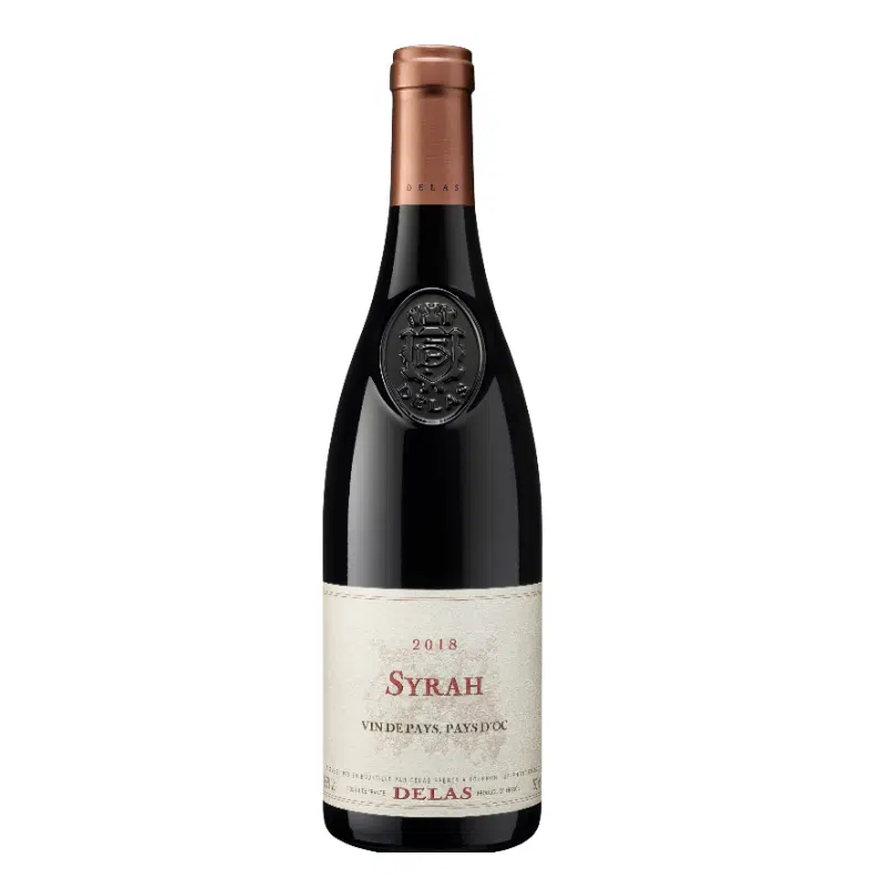 Delas Frères – Vin de Pays des Coteaux de l’Ardèche – Syrah 2019 - Vins Rouges Harmonieux pour Chaque Occasion - {'count': 1, 'name': 'Barrage'}