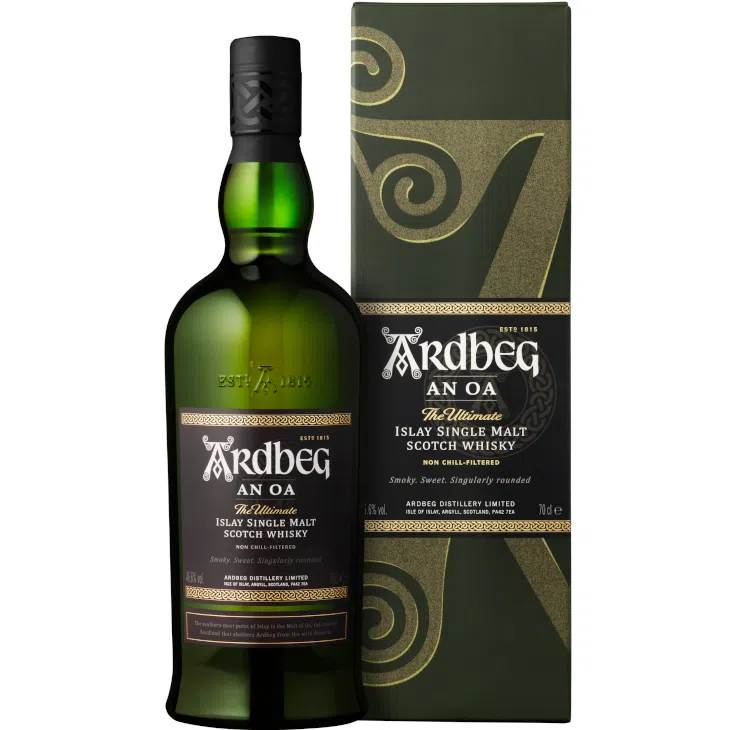 Ardberg 10 ans – Avec coffret – Whisky 70cl 46° - Vins Rouges Harmonieux pour Chaque Occasion Ardbeg An Oa