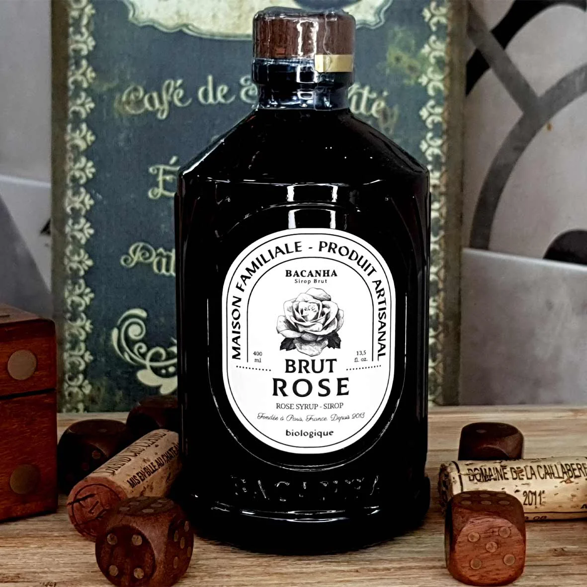 Sirop Brut rose Bio 400ml – Bacanha - Vins Rouges Harmonieux pour Chaque Occasion