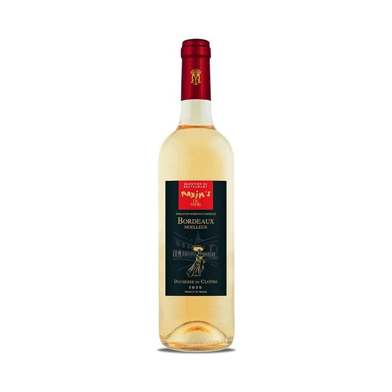 Bordeaux moelleux Maxim’s La Duchesse Du Cloître - Vins Rouges Harmonieux pour Chaque Occasion - {'count': 1, 'name': '2021'}