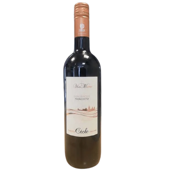 IT CIELO SANGIOV. PRIM. POUILLES IGT 2023 RG 75 CL - Vins Rouges Harmonieux pour Chaque Occasion - Verre
