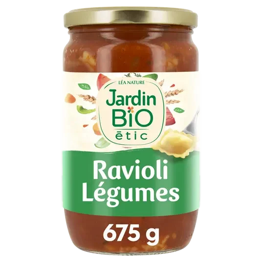 JB RAVIOLI LEGUMES – BOCAL - E-shop mondial – Produits durables, modernes et accessibles partout