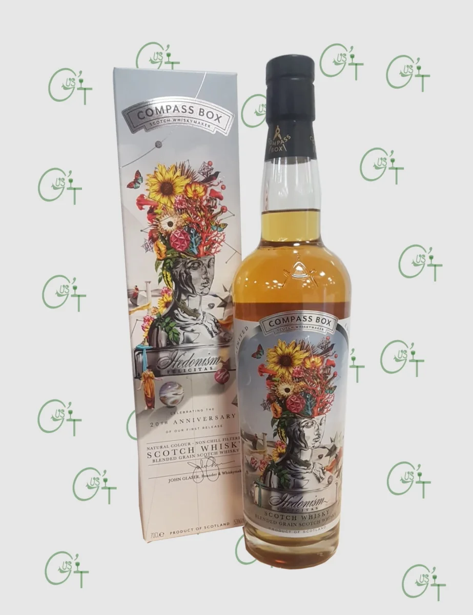Whisky Hedonism Felicitas de Compass Box - Vins Rouges Harmonieux pour Chaque Occasion