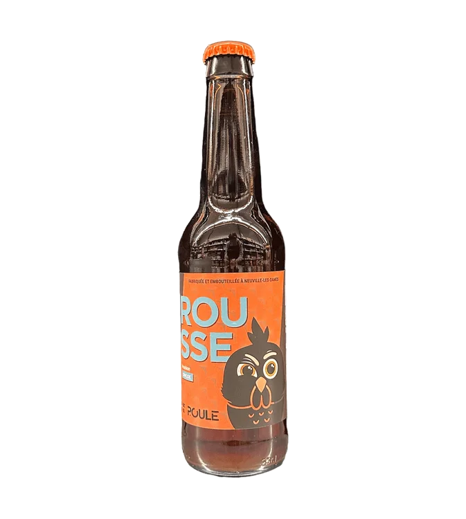 Brasserie La Poule – Rousse 33cl - Vins Rouges Harmonieux pour Chaque Occasion