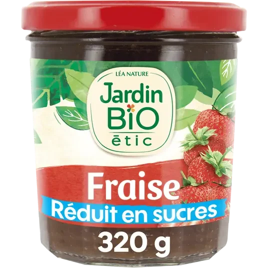 JB confiture extra fraise bio 320 g - E-shop mondial – Produits durables, modernes et accessibles partout