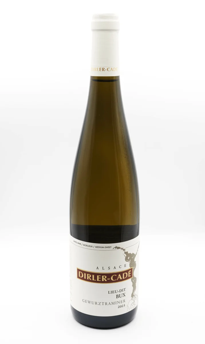 Gewurztraminer 2023 Lieu-dit Bux - Vins Rouges Harmonieux pour Chaque Occasion - sans alcool lieu bu vin occasion