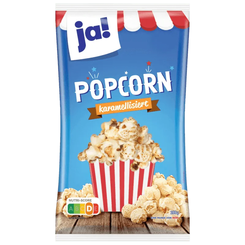 Ja! Popcorn Caramélisé 200g - Édition Limitée – L’Art de la Table Française en Promotion !