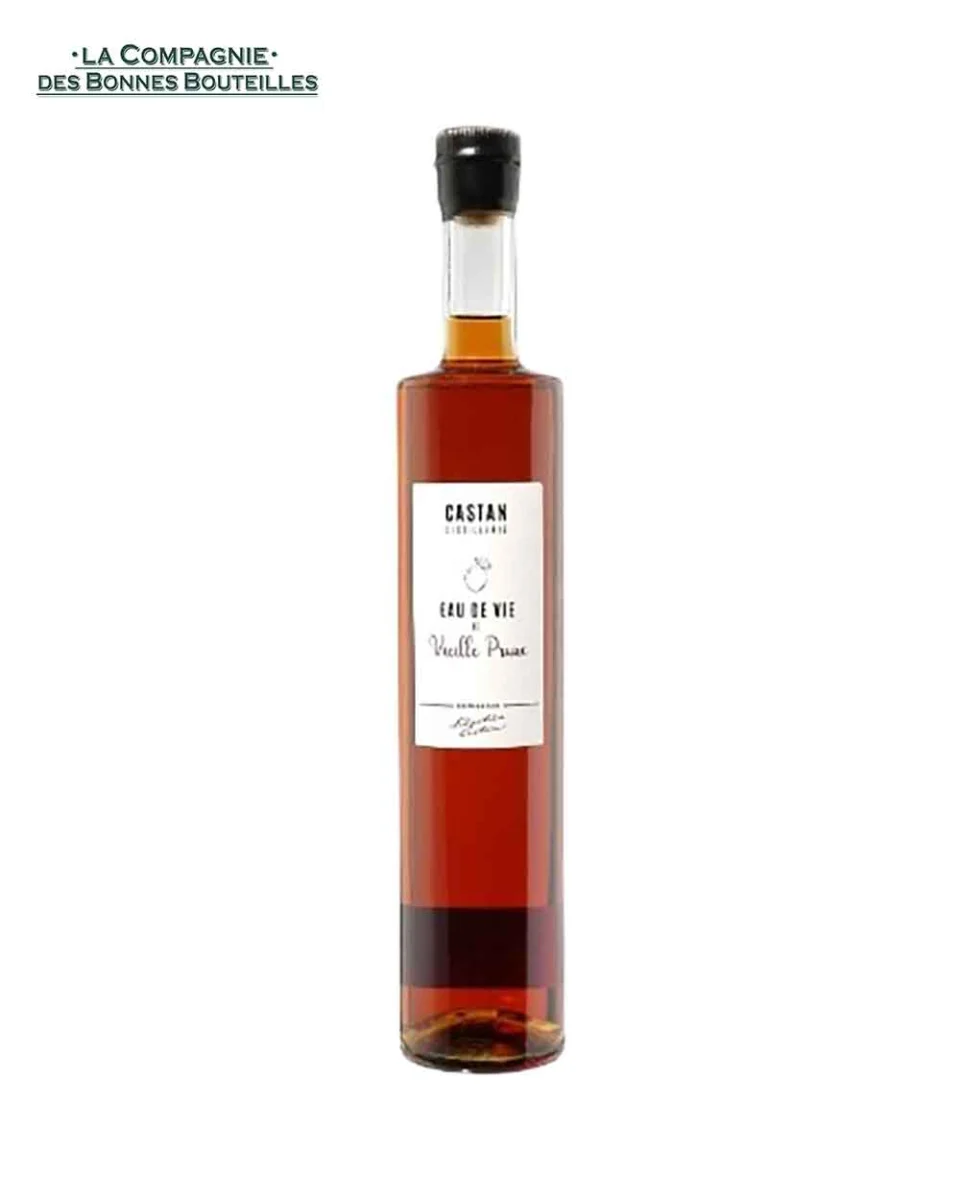 Eau de vie de Vieille Prune Castan 50 cl - Vins Rouges Harmonieux pour Chaque Occasion