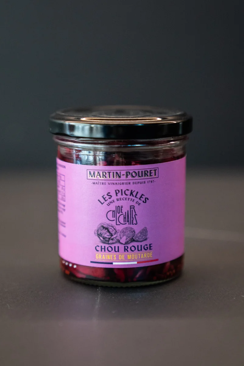 Pickles chou rouge et graines de moutarde 60g - Vins Rouges Harmonieux pour Chaque Occasion