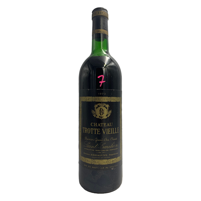 Saint Emilion – Chateau Trotte Vieille Vieille Rouge 1973 (Bordeaux) - Édition Limitée – L’Art de la Table Française en Promotion !