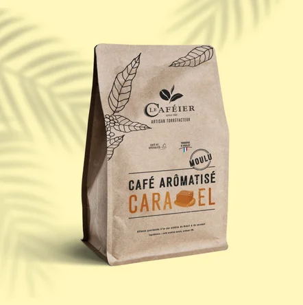 Café caramel 125gr Éclairage qualité frais port offerts