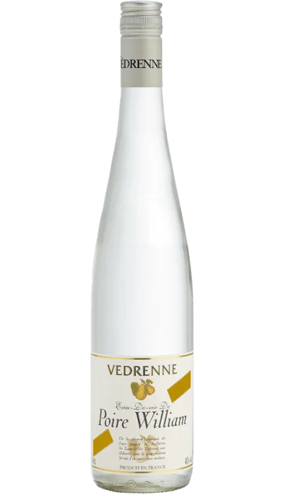 Eau Vie Poire William Flûte Védrenne 70cl Vins Rouges Harmonieux Occasion