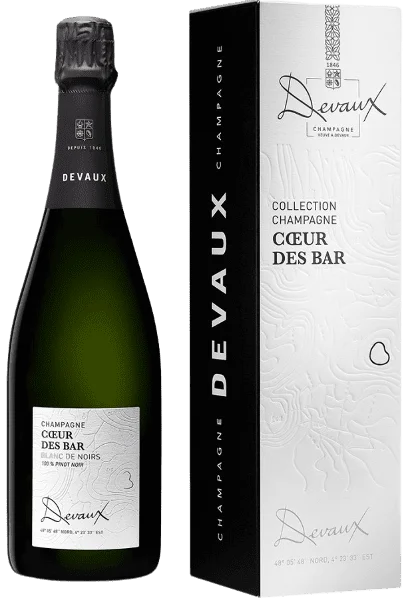 DEVAUX BRUT BLANC DE BLANCS « COEUR DES BAR » EN ETUI 75CL - Vins Rouges Harmonieux pour Chaque Occasion