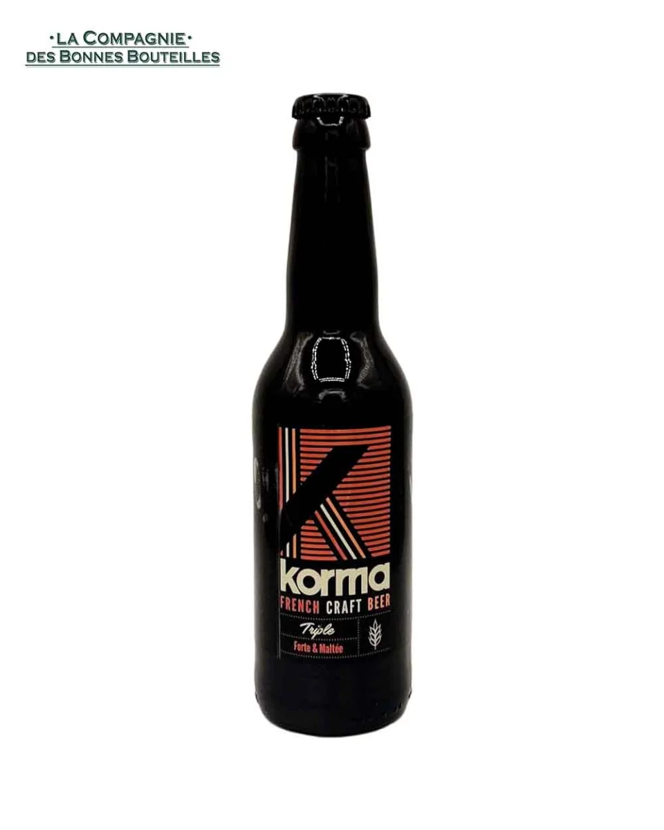 Bière Korma - French Triple 33 cl - Vins Rouges Harmonieux pour Chaque Occasion bière Triple 75 cl