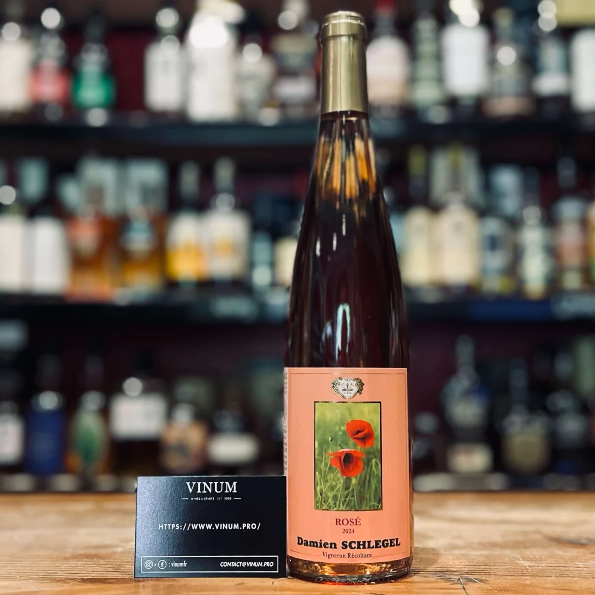 Damien Schlegel Pinot Noir Rosé Précieux 2024 - Vins Rouges Harmonieux pour Chaque Occasion