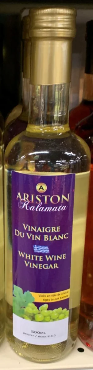 Vinaigre de Vin Blanc Ariston 500 ml - Vins Rouges Harmonieux pour Chaque Maille Occasion