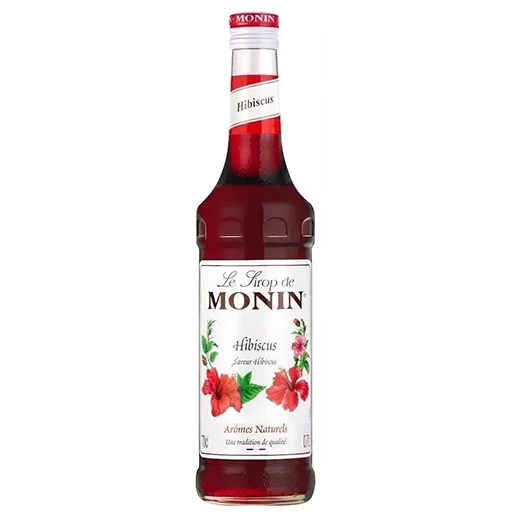 Sirop d’Hibiscus MONIN – Arômes naturels – 70cl - Vins Rouges Harmonieux pour Chaque Occasion