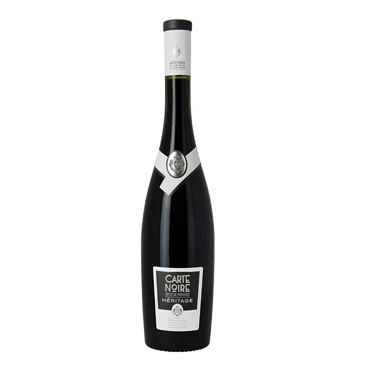 Maître Vignerons De La Presqu’Île de Saint-Tropez – Héritage Carte Noire – Côtes de Provence Rouge 2018 - Vins Rouges Harmonieux pour Chaque Occasion Côtes de Provence Héritage Carte Noire Rosé 2025 - Maîtres Vignerons de la  Presqu'île de Saint-
