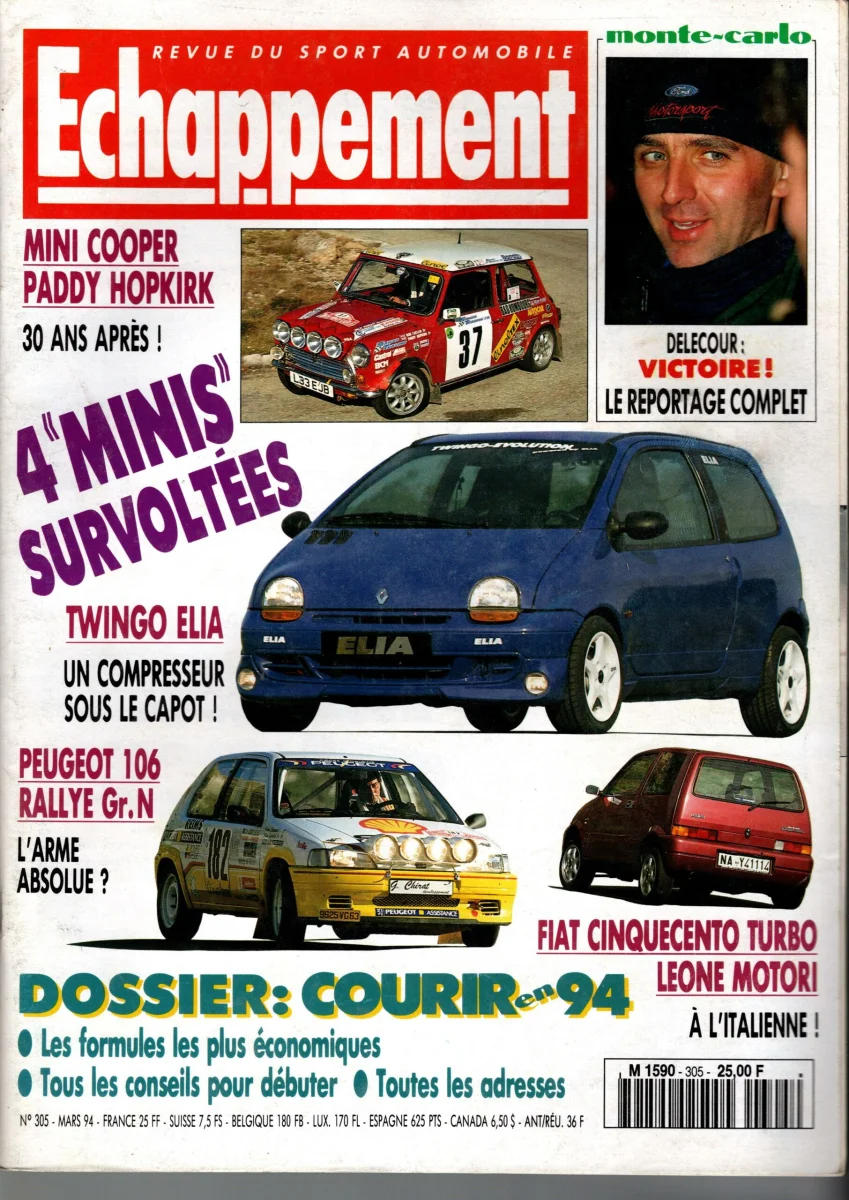 Echappement N°305 Mars 1994 - Vins Rouges Harmonieux pour Chaque Occasion - {'count': 1, 'name': 'intemporel'}