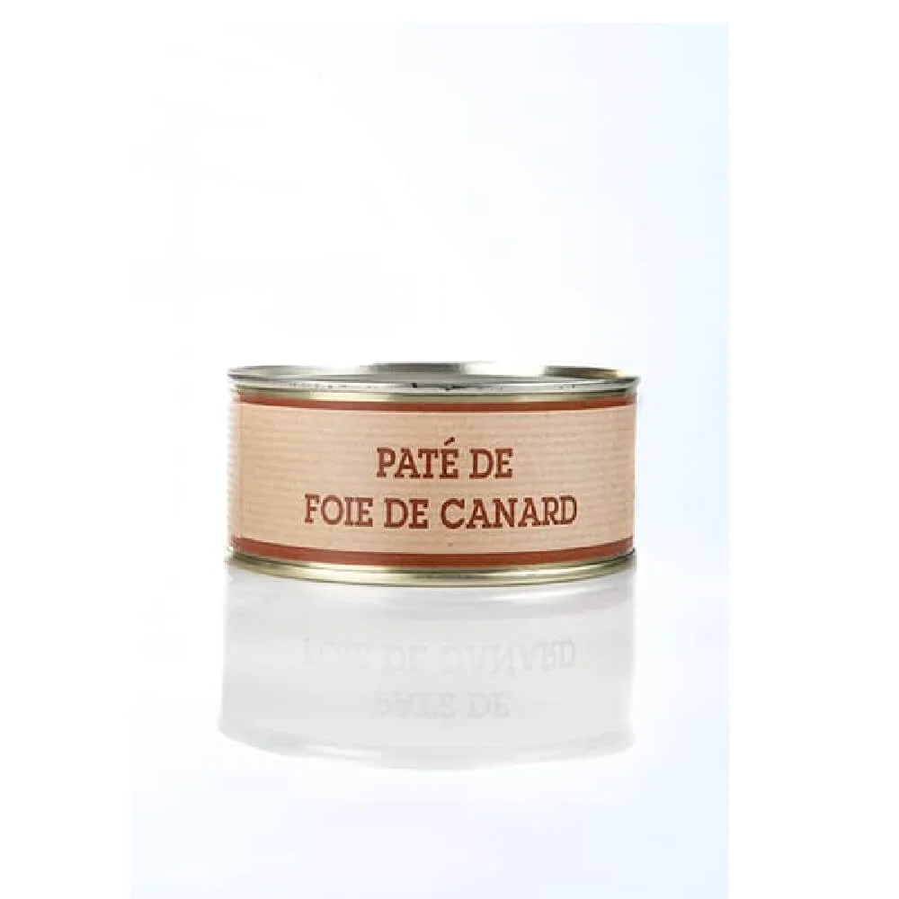 Pâté de foie de Canard Boîte 200gr - Vins Rouges Harmonieux pour Chaque Occasion