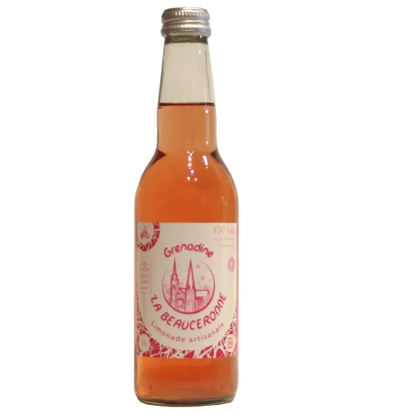 Limonade la Beauceronne Grenadine bouteille 33 cl - Vins Rouges Harmonieux pour Chaque Occasion