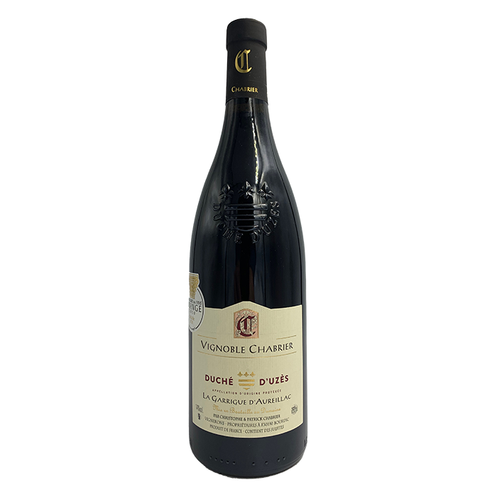 Domaine Chabrier La Garrigue D’Aureillac Rouge 2022 (Aop Duche D’Uzes – Languedoc) - Édition Limitée – L’Art de la Table Française en Promotion !