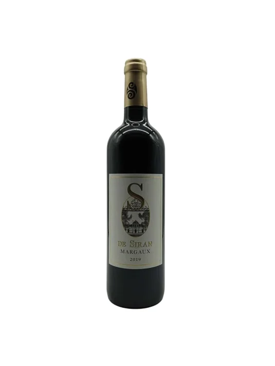 S de Siran AOP Margaux 2019 - Vins Rouges Harmonieux pour Chaque Occasion - chateau siran s margau vin occasion