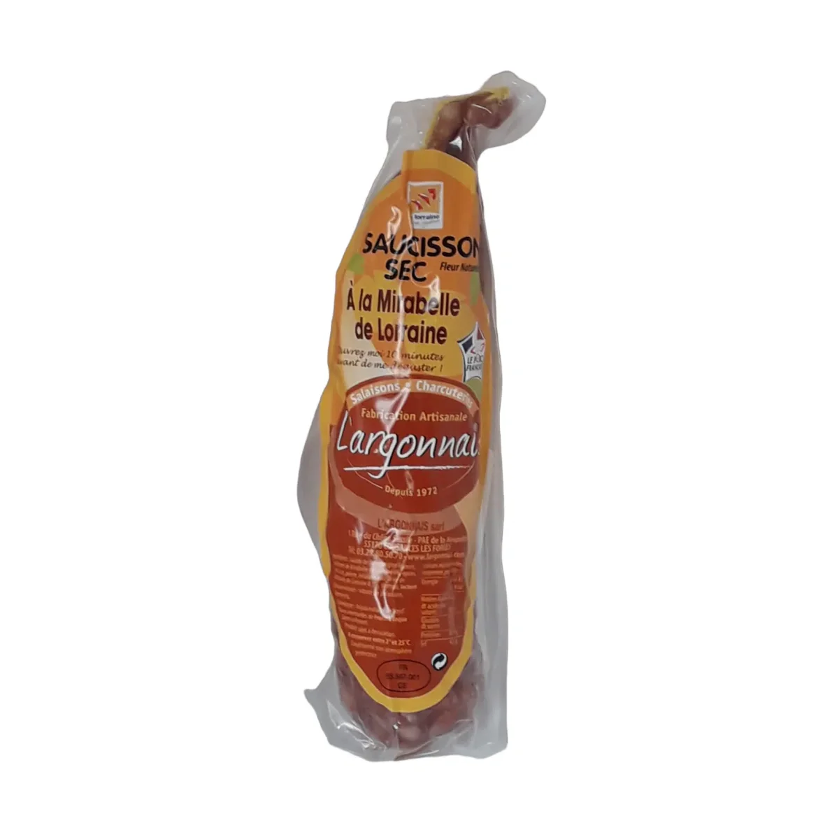 Saucisson sec Mirabelle kg Vins Rouges Harmonieux Occasion