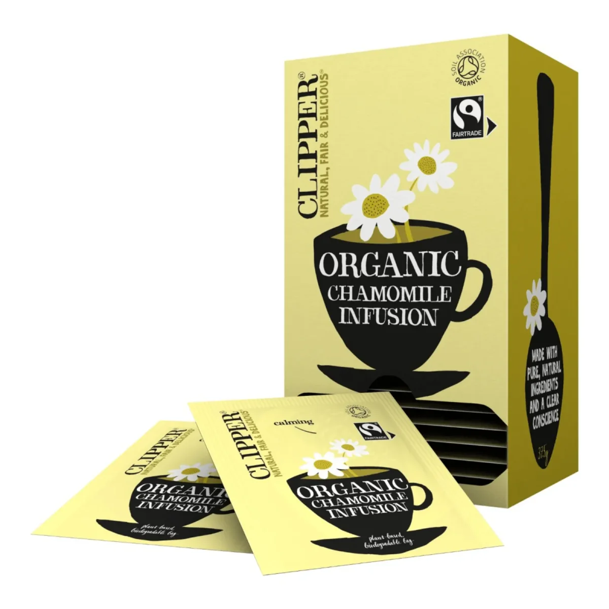 Clipper Fairtrade Infusion Chamomile BIO (6x 25 stuks) - Vins Rouges Harmonieux pour Chaque Occasion PRODUCTION LIMITÉE - PRIVATE RÉSERVE INFUSION
