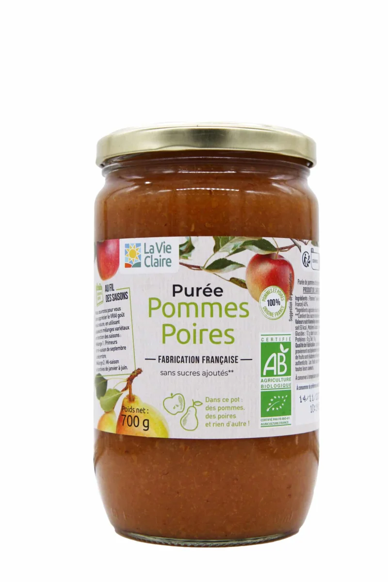 Purée pommes poires bio - Vins Rouges Harmonieux pour Chaque Occasion