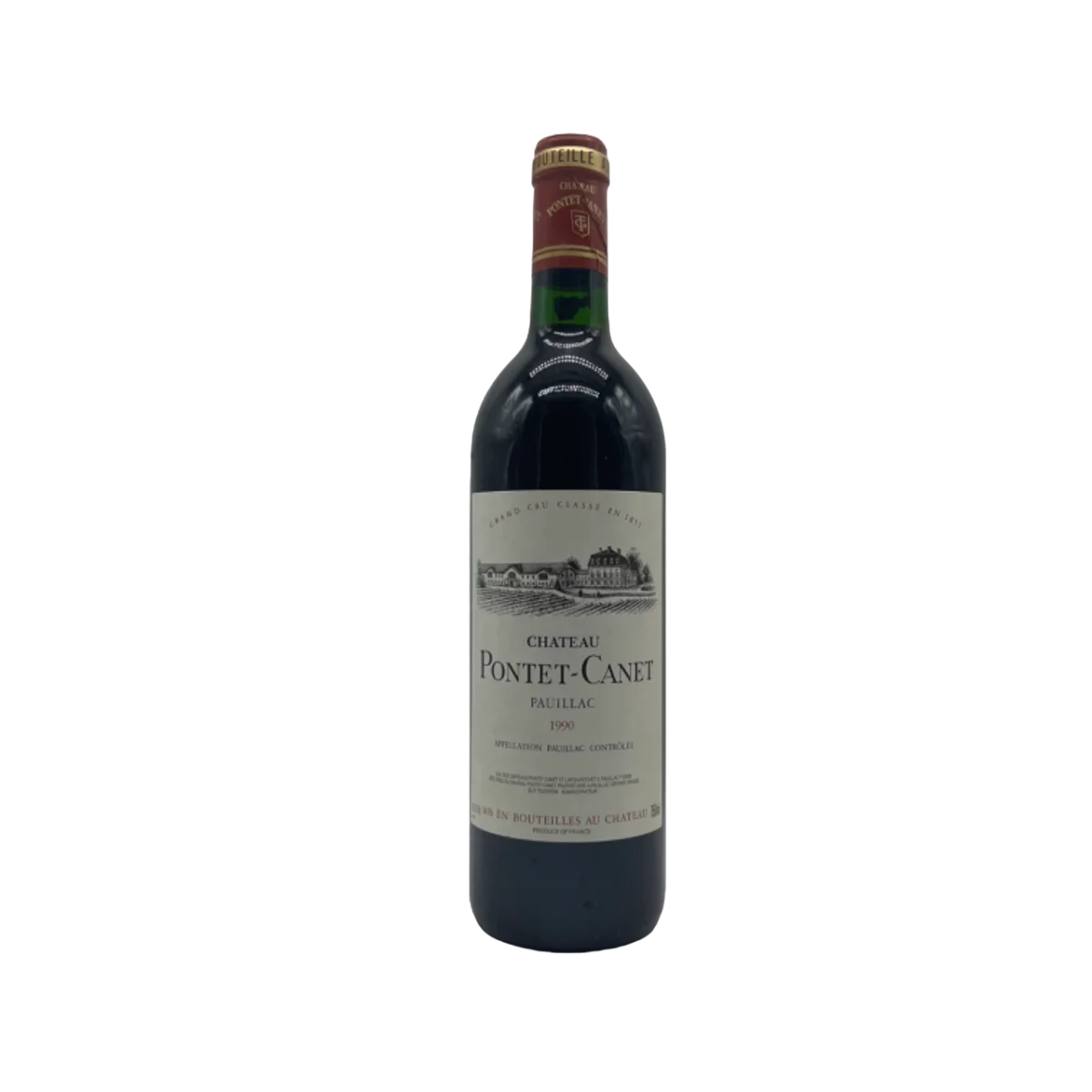 Château Pontet-Canet 1990 – 75cl - Vins Rouges Harmonieux pour Chaque Occasion