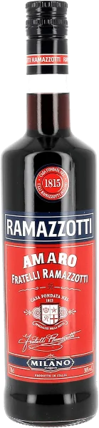 RAMAZZOTTI AMARO MILANO 70CL Édition Art Table Française Promotion