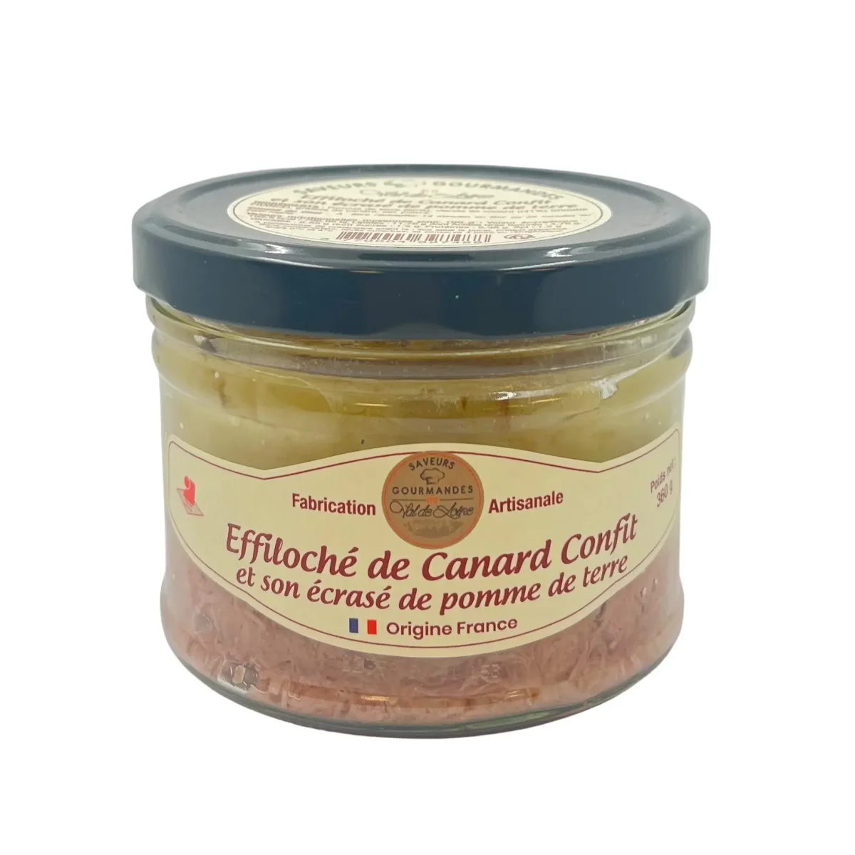 ÉFFILOCHÉ DE CANARD CONFIT ET SON ÉCRASÉ DE POMME DE TERRE - Vins Rouges Harmonieux pour Chaque Occasion